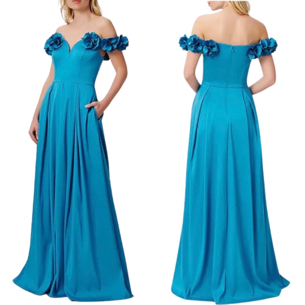 Aidan Mattox off-the-shoulder ball gown. NWT